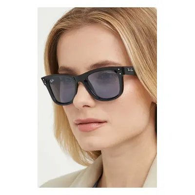 Sluneční brýle Ray-Ban WAYFARER REVERSE černá barva, 0RBR0502S