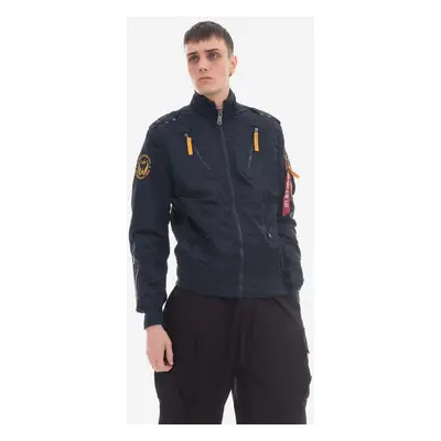 Bunda Alpha Industries Falcon II 156109 07 pánská, tmavomodrá barva, přechodná