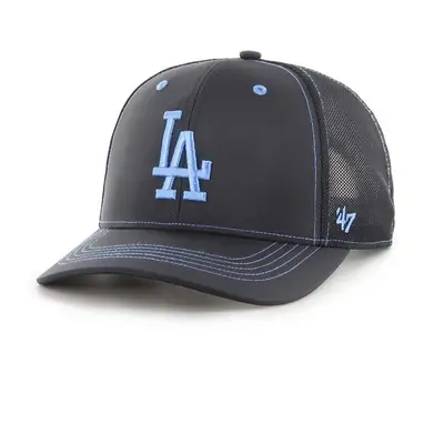 Kšiltovka 47 brand MLB Los Angeles Dodgers černá barva, s aplikací, B-XRAYD12BBP-BK