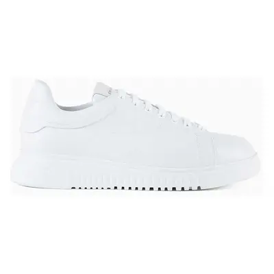 Kožené sneakers boty Emporio Armani bílá barva, X4X264 XF768 00001