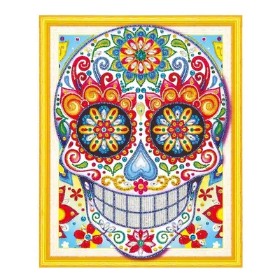 Sada DIY mozaika Graine Creative Maxican Skull Diamond Painting