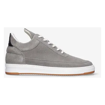 Semišové sneakers boty Filling Pieces Low Top Suede šedá barva, 25122791002