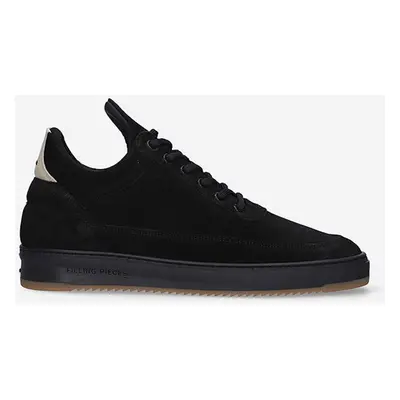 Semišové sneakers boty Filling Pieces Low Top Ripple Suede černá barva, 25122791861