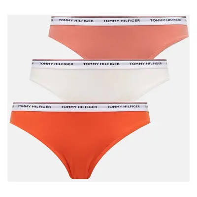 Kalhotky Tommy Hilfiger 3-pack oranžová barva, UW0UW04895