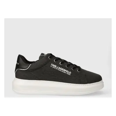 Sneakers boty Karl Lagerfeld KAPRI MENS černá barva, KL52519