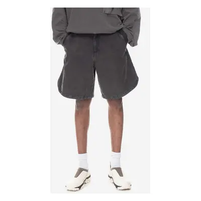 Bavlněné šortky A-COLD-WALL* Garment Dyed Panel Short ACWMB184 BLACK černá barva