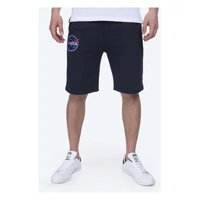 Kraťasy Alpha Industries pánské, tmavomodrá barva, 116362.07-navy