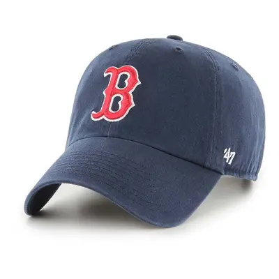 Kšiltovka 47 brand MLB Boston Red Sox tmavomodrá barva, s aplikací, B-RGW02GWS-NYX