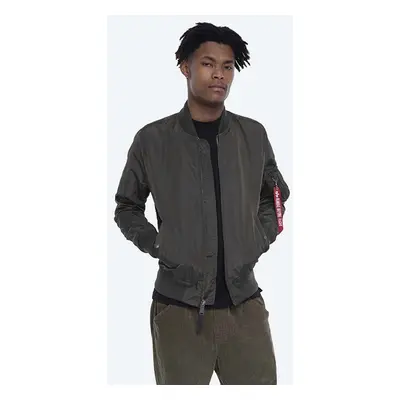 Bomber bunda Alpha Industries MA-1 TT 191103 04 zelená barva, přechodná