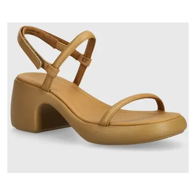 Kožené sandály Camper Thelma Sandal hnědá barva, K201596-002