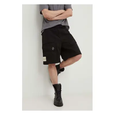 Bavlněné šortky A-COLD-WALL* ANDO CARGO SHORT černá barva, ACWMB208A