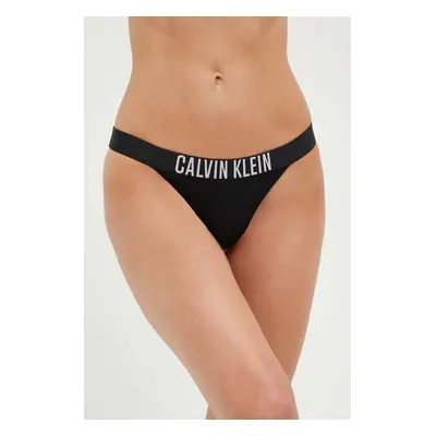 Plavkové kalhotky Calvin Klein černá barva, KW0KW01984