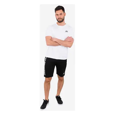 Kraťasy Alpha Industries Big Letters Short pánské, černá barva, 126344.03-black