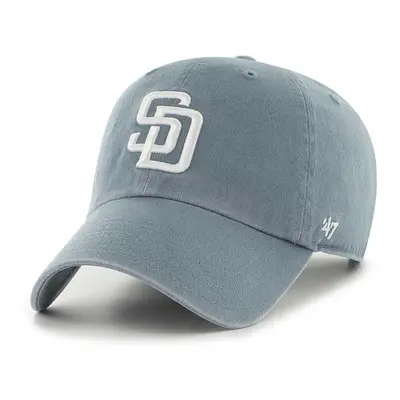 Kšiltovka 47 brand MLB San Diego Padres šedá barva, s aplikací, B-NLRGW21GWS-S0