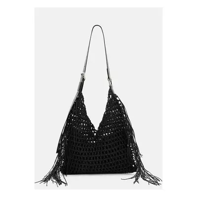 Kabelka AllSaints SABINE SHOULDER BAG černá barva, W080XA