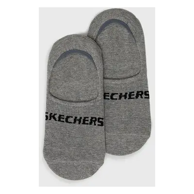 Ponožky Skechers (2-pack) šedá barva