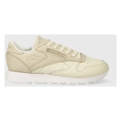 Kožené sneakers boty Reebok Classic Leather Sea You Later béžová barva, BD3105-cream