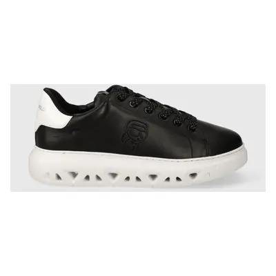 Kožené sneakers boty Karl Lagerfeld KAPRI KITE černá barva, KL54530