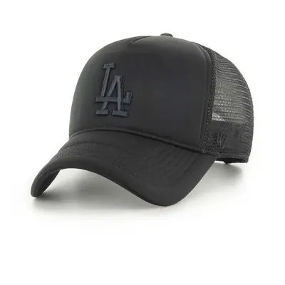 Kšiltovka 47 brand MLB Los Angeles Dodgers černá barva, s aplikací, B-TRTFM12KPP-BK