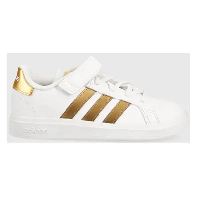 Dětské sneakers boty adidas GRAND COURT 2. bílá barva