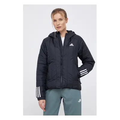 Bunda adidas Performance GU3957 dámská, černá barva, přechodná, GU3957-BLACK