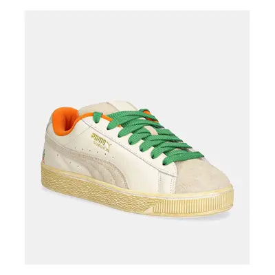 Sneakers boty Puma Suede XL 2 CARROTS bílá barva, 398801