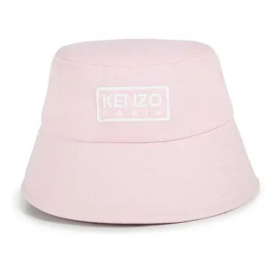 Dětský bavlněný klobouk Kenzo Kids růžová barva, K60609