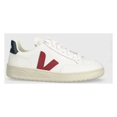 Kožené sneakers boty Veja V-12 bílá barva, XD0201955