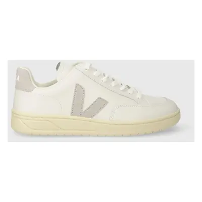 Kožené sneakers boty Veja V-12 bílá barva, XD0203484