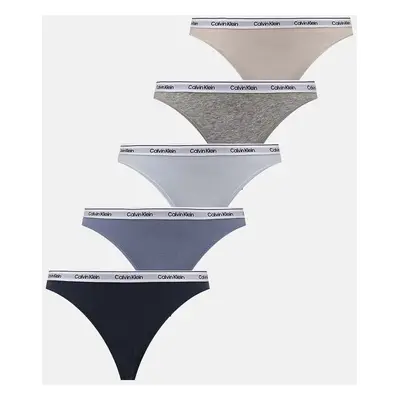 Kalhotky Calvin Klein Underwear 5-pack šedá barva