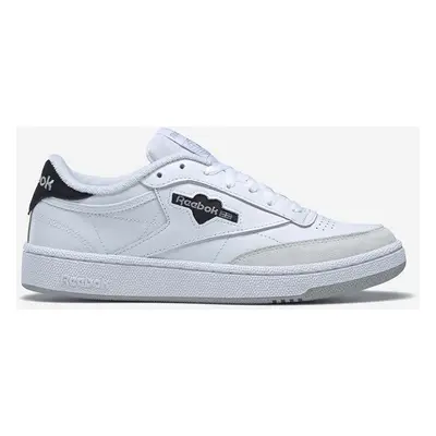 Sneakers boty Reebok Classic Club C 85 bílá barva, HQ7227-WHITE