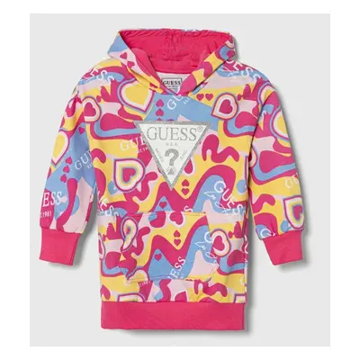 Dětské bavlněné šaty Guess mini, K4YK10 KA6R3