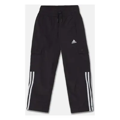 Dětské tepláky adidas JAM WV CRG PN černá barva, s aplikací, IV9455