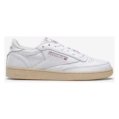 Kožené sneakers boty Reebok Classic Club C 85 Vintage GY9739 bílá barva, GY9739-cream