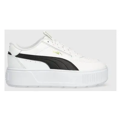 Dětské sneakers boty Puma Karmen Rebelle Jr bílá barva