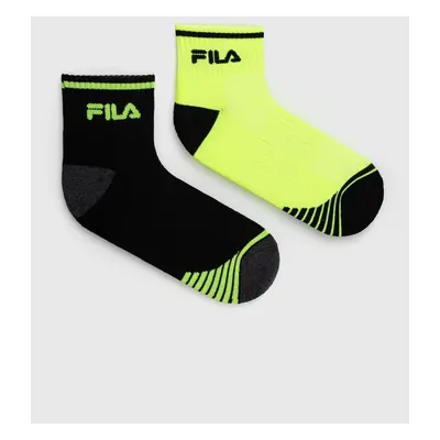 Ponožky Fila 2-pack zelená barva, F9061