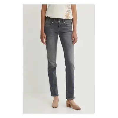 Džíny Pepe Jeans SLIM JEANS LW dámské, tmavomodrá barva, PL204729UH7