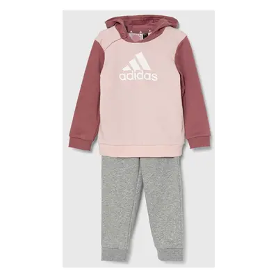 Dětská tepláková souprava adidas I CB FTOG růžová barva, IZ4960