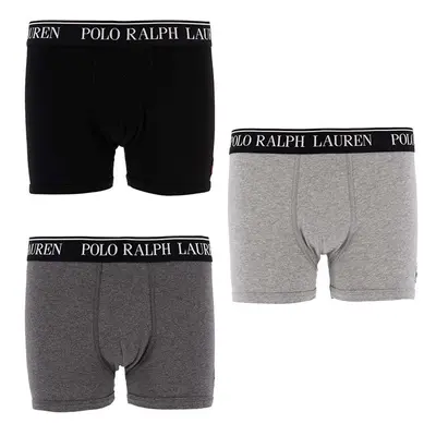 Dětské boxerky Polo Ralph Lauren 3-pack šedá barva