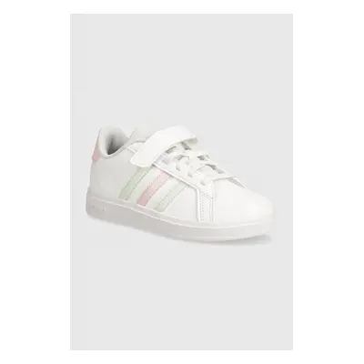 Dětské sneakers boty adidas GRAND COURT 2.0 EL C bílá barva, IE5993