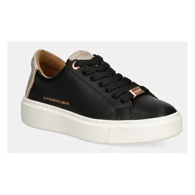 Kožené sneakers boty Alexander Smith London černá barva, ALBALDW8290BCP