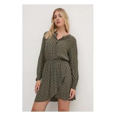 Šaty Pepe Jeans PERNICIA zelená barva, mini, PL953622