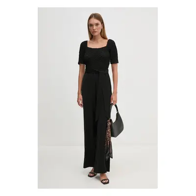 Overal Dkny černá barva, cold shoulder, DD4E2933