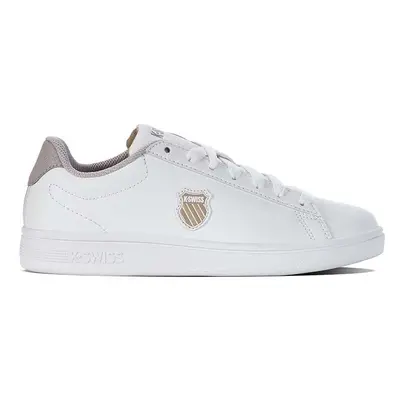 Kožené sneakers boty K-Swiss COURT SHIELD bílá barva, 96599.181.M