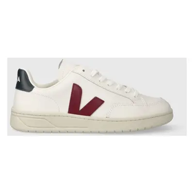 Kožené sneakers boty Veja V-12 bílá barva, XD0201955B