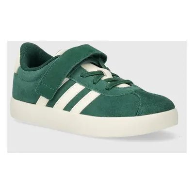 Dětské sneakers boty adidas VL COURT 3.0 EL C zelená barva