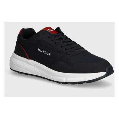 Sneakers boty Tommy Hilfiger FASTON MIX ESS tmavomodrá barva, FM0FM05141