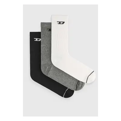 Ponožky Diesel SKM-D-CREW-LIGHT-SOCKS 3-pack pánské, A15405.0LKBI