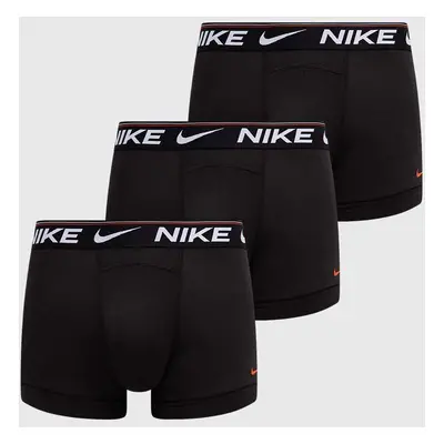 Boxerky Nike 3-pack pánské, černá barva, 0000KE1256