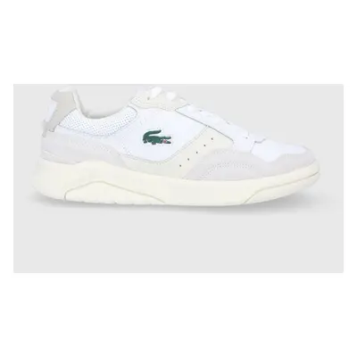 Kožené boty Lacoste GAME ADVANCE LUXE LTH bílá barva, 41SMA0015